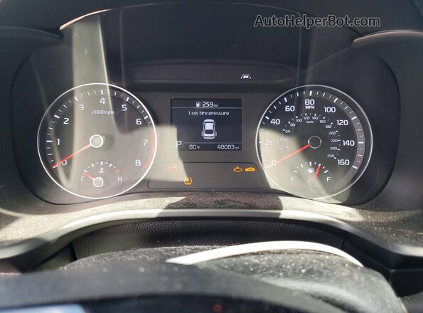 3KPF54ADXME322131 2021 KIA FORTE Blue Vista del cuadro de instrumentos