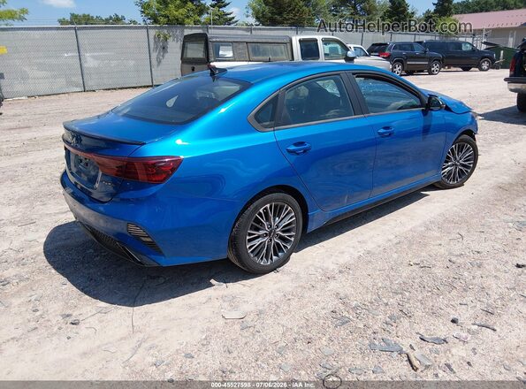 3KPF54ADXNE490742 2022 KIA FORTE Blue Задня права чверть