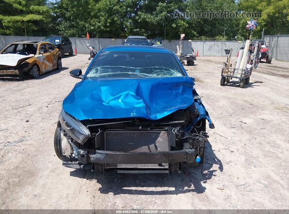 3KPF54ADXNE490742 2022 KIA FORTE Blue Вид задньої частини салону