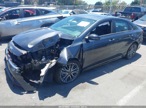 3KPF54ADXRE711701 2024 KIA FORTE Gray Առջևի ձախ երեք քառորդ տեսարան