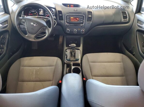 3KPFK4A70HE072133 2017 KIA FORTE Black Dashboard view