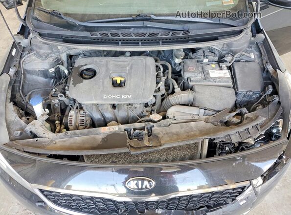 3KPFK4A70HE072133 2017 KIA FORTE Black Rear interior view