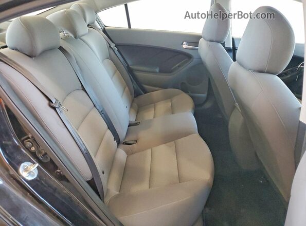 3KPFK4A70HE072133 2017 KIA FORTE Black Rear seats view