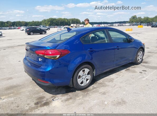 3KPFK4A70HE086131 2017 KIA FORTE Blue Задня права чверть
