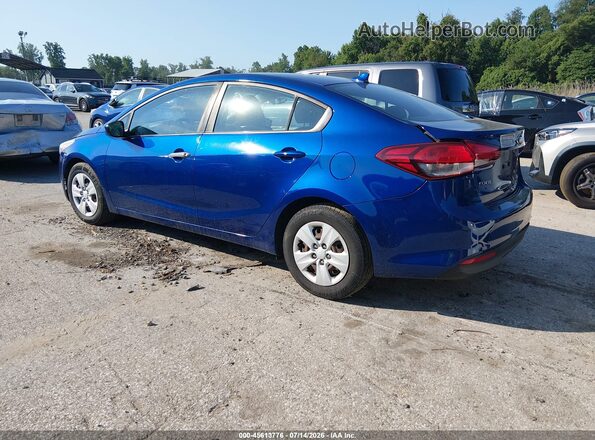 3KPFK4A70HE089353 2017 KIA FORTE Синий Задняя левая четверть