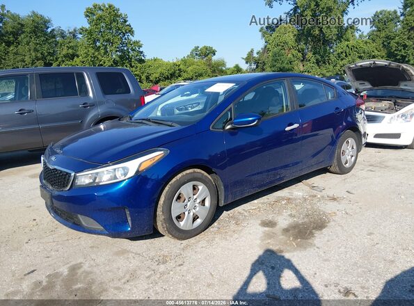 3KPFK4A70HE089353 2017 KIA FORTE Синий Передняя левая четверть