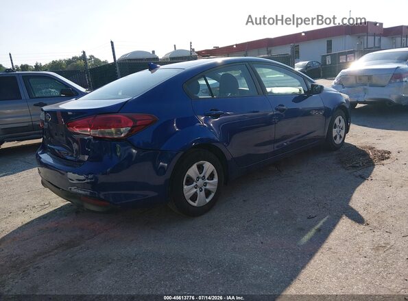 3KPFK4A70HE089353 2017 KIA FORTE Синий Задняя правая четверть