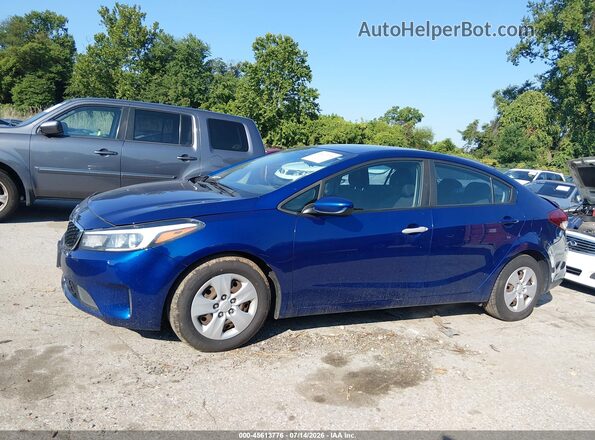 3KPFK4A70HE089353 2017 KIA FORTE Синий Вид задней части салона