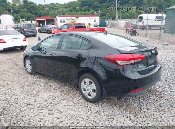 3KPFK4A70HE099882 2017 KIA FORTE Black Trasero izquierdo