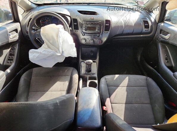 3KPFK4A70HE154234 2017 KIA FORTE Black Вид панелі приладів