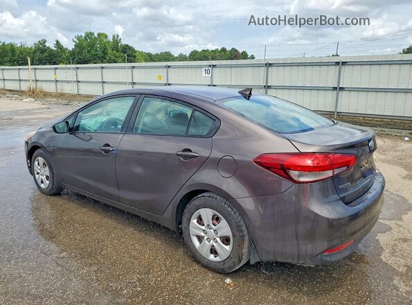 3KPFK4A70HE161314 2017 KIA FORTE Brown Rear left