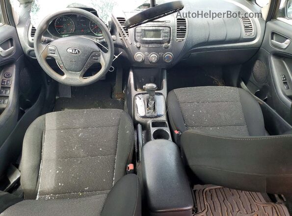 3KPFK4A70HE161314 2017 KIA FORTE Brown Dashboard view