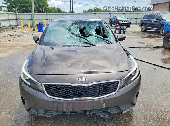 3KPFK4A70HE161314 2017 KIA FORTE Brown Front view