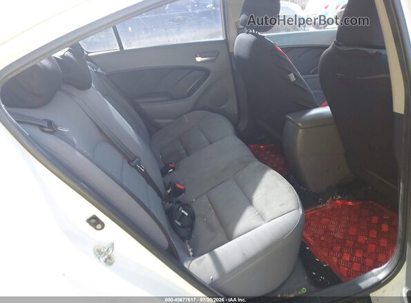 3KPFK4A71HE077342 2017 KIA FORTE White Vista de la etiqueta del VIN