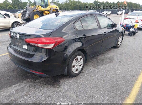 3KPFK4A71HE108721 2017 KIA FORTE Black უკანა მარჯვენა