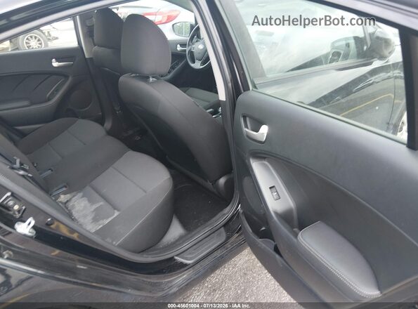 3KPFK4A71HE108721 2017 KIA FORTE Black VIN კოდის სტიკერის ხედი