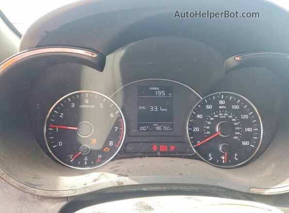 3KPFK4A71HE123817 2017 KIA FORTE Серый Вид щитка приборов
