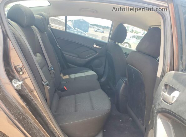 3KPFK4A71HE123817 2017 KIA FORTE Серый Вид задних сидений