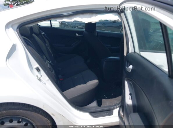 3KPFK4A71JE166866 2018 KIA FORTE White Widok naklejki z numerem VIN