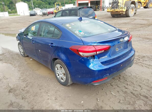 3KPFK4A71JE167614 2018 KIA FORTE Blue Հետևի ձախ