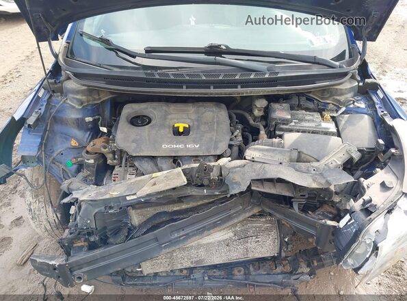 3KPFK4A71JE167614 2018 KIA FORTE Blue Հետևի տեսք