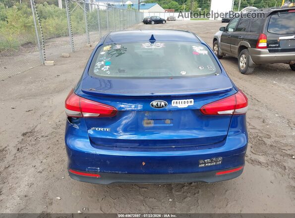 3KPFK4A71JE167614 2018 KIA FORTE Blue 