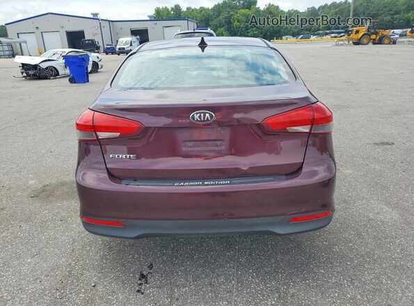 3KPFK4A72HE053826 2017 KIA FORTE Maroon Vista trasera