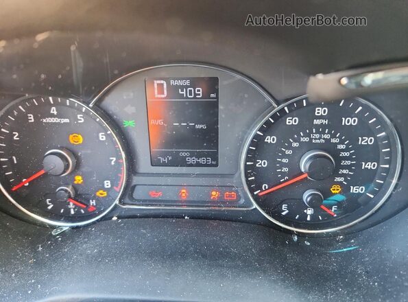 3KPFK4A72HE101230 2017 KIA FORTE White Սարքավորումների վահանակի տեսք