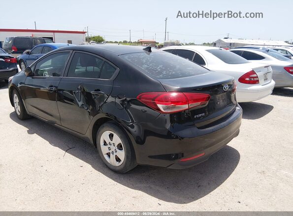3KPFK4A72HE106962 2017 KIA FORTE Black უკანა მარცხენა
