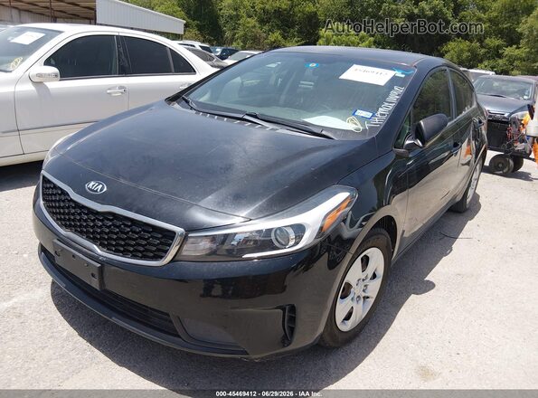 3KPFK4A72HE106962 2017 KIA FORTE Black წინა მარცხენა ხედი სამი მეოთხედიდან