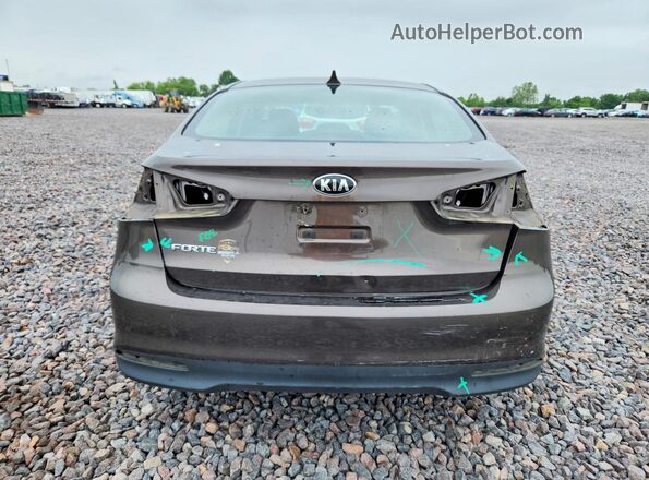 3KPFK4A72HE127679 2017 KIA FORTE Коричневый Вид сзади