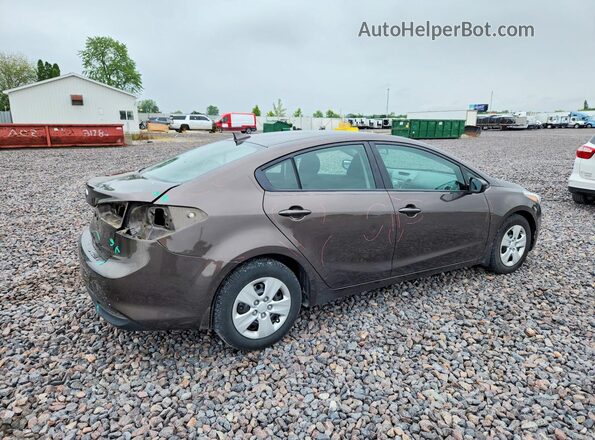 3KPFK4A72HE127679 2017 KIA FORTE Коричневый Задняя правая четверть