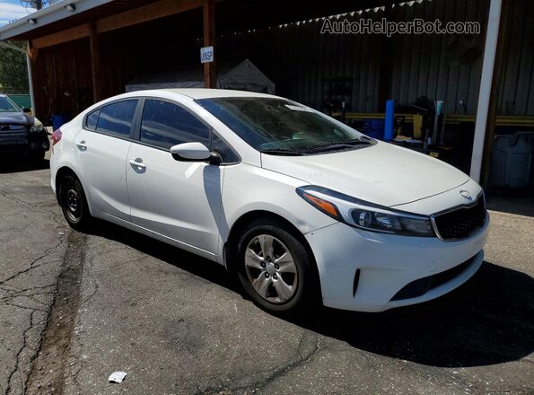 3KPFK4A72JE185040 2018 KIA FORTE White Delantero derecho