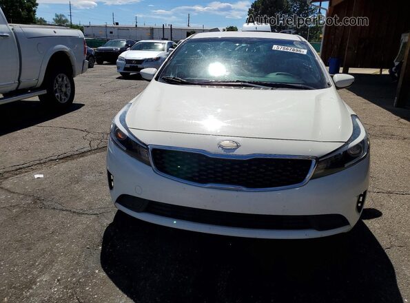 3KPFK4A72JE185040 2018 KIA FORTE White Vista frontal