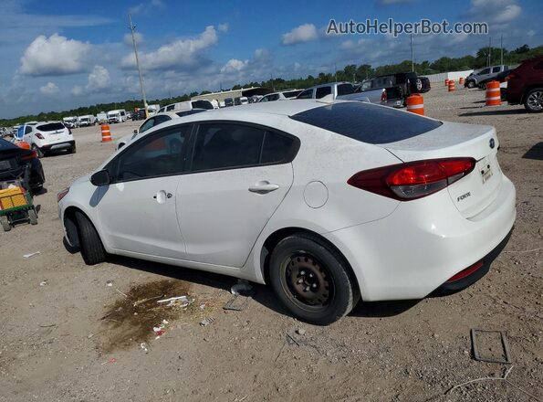 3KPFK4A72JE218411 2018 KIA FORTE White Հետևի ձախ