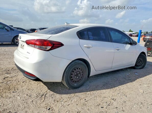 3KPFK4A72JE218411 2018 KIA FORTE White Հետևի աջ
