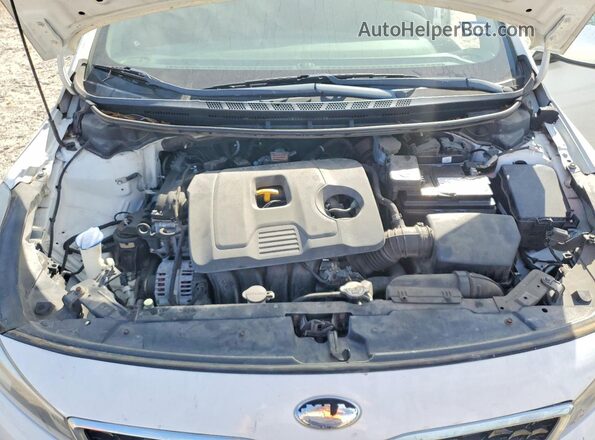 3KPFK4A72JE218411 2018 KIA FORTE White Սալոնի հետևի տեսք