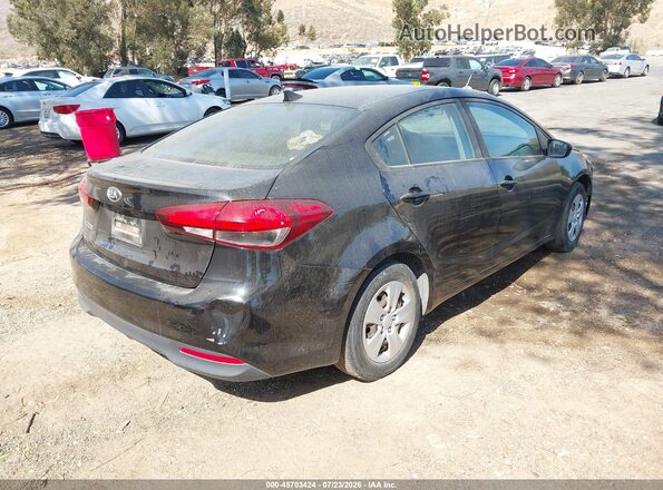3KPFK4A72JE234818 2018 KIA FORTE Black Rear right