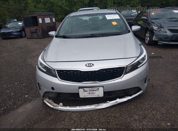 3KPFK4A72JE243518 2018 KIA FORTE Silver ხელსაწყოთა პანელის ხედი