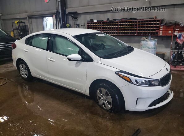 3KPFK4A72JE244250 2018 KIA FORTE White Przód prawy