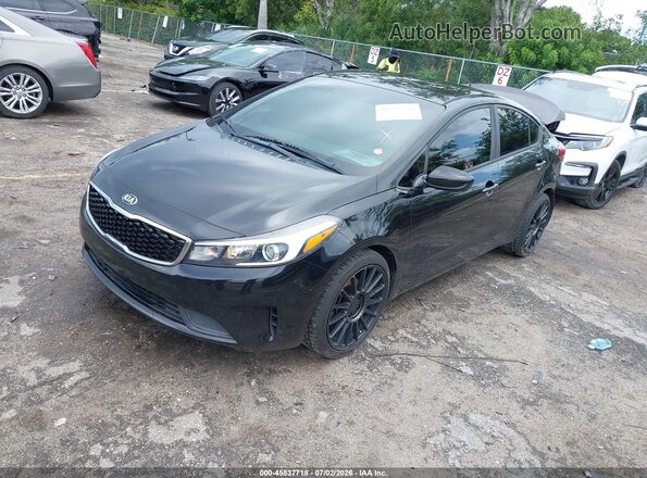 3KPFK4A72JE262716 2018 KIA FORTE Black Vista tres cuartos delantera izquierda