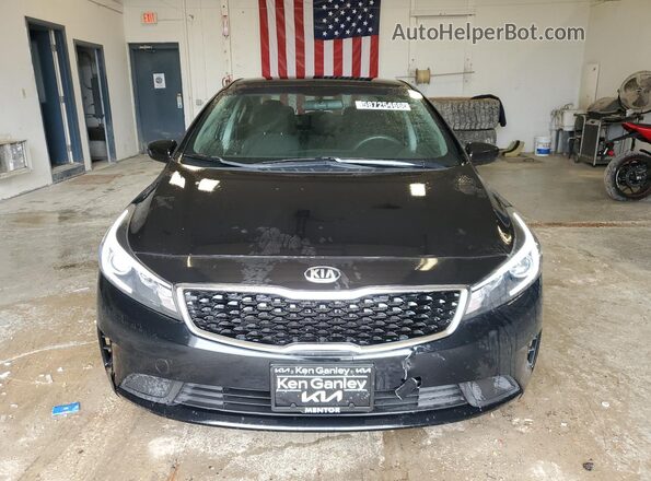 3KPFK4A73HE078010 2017 KIA FORTE Black Widok naklejki z numerem VIN