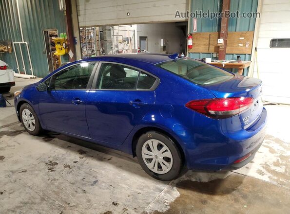 3KPFK4A73HE087581 2017 KIA FORTE Blue Trasero izquierdo