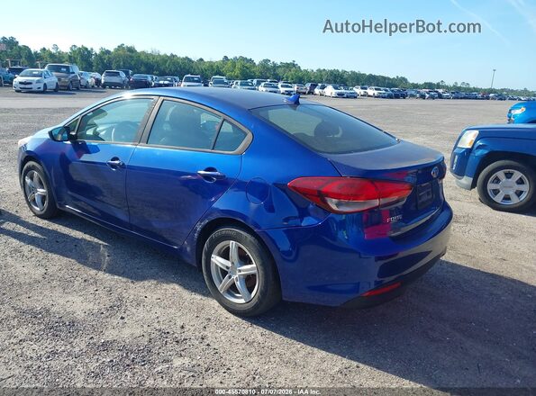 3KPFK4A73HE100376 2017 KIA FORTE Blue Tył lewy