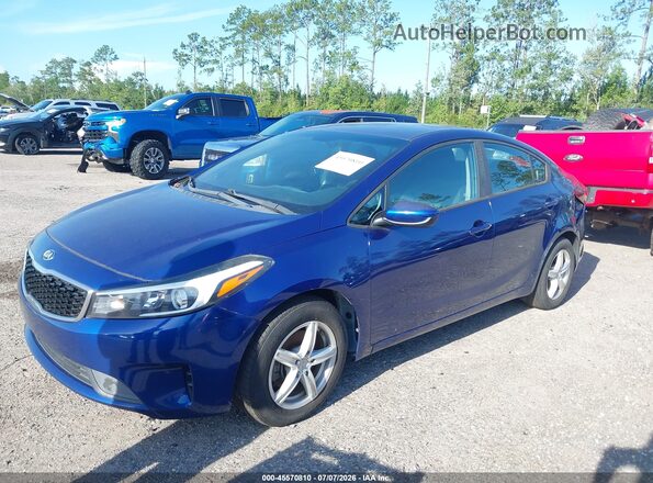 3KPFK4A73HE100376 2017 KIA FORTE Blue Przód lewy