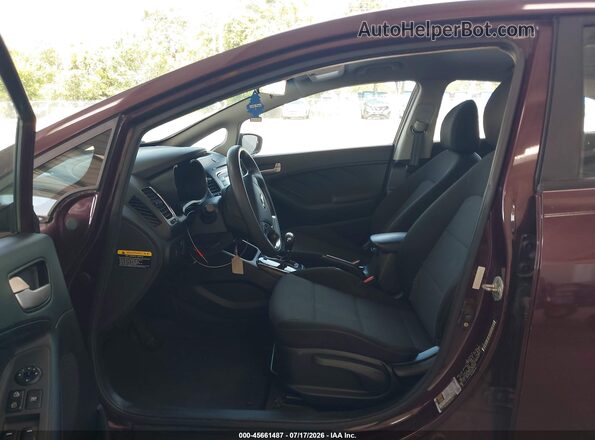 3KPFK4A73HE156785 2017 KIA FORTE Burgundy Սալոնի դիմացի տեսք