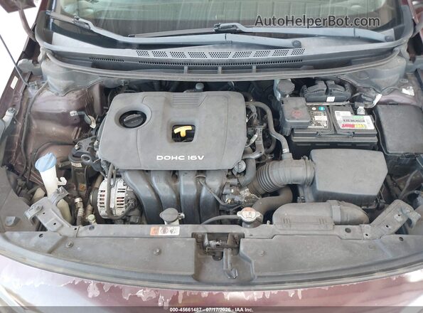 3KPFK4A73HE156785 2017 KIA FORTE Burgundy Հետևի տեսք