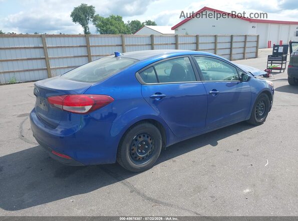 3KPFK4A73HE158293 2017 KIA FORTE Blue Հետևի աջ