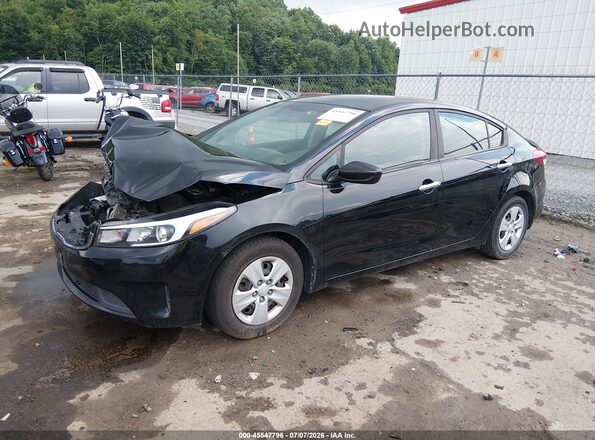 3KPFK4A74HE104436 2017 KIA FORTE Black Front left