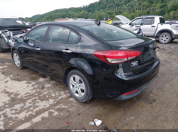3KPFK4A74HE104436 2017 KIA FORTE Black Rear left